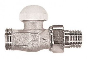 Robinet cu ventil termostatic Herz TS-90, drept, DN 15, cod 1 7733 81