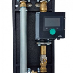 Grup de pompare Herz PUMPFIX Mix, 3 puncte, cu pompa cu viteza controlata WILO Stratos MAXO, DN 50, Kvs 29.5, cod 1 4511 72