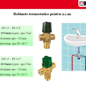 robinet de amestec ACM