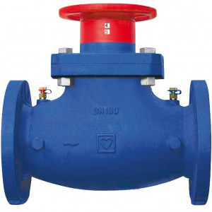 Robinet de reglare debit coloane cu prize de presiune, corp cu flanşe, model cu scaun drept STROMAX-GF-BS, DN 300