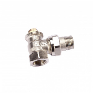 Robinet cu ventil termostatic coltar Herz TS-90, DN 15, cod 1 7724 91
