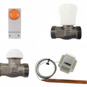 Set de reglare Herz pentru încălzirea în pardoseală, pentru încăperi cu suprafața până la 120 mp, cod 1 8100 03