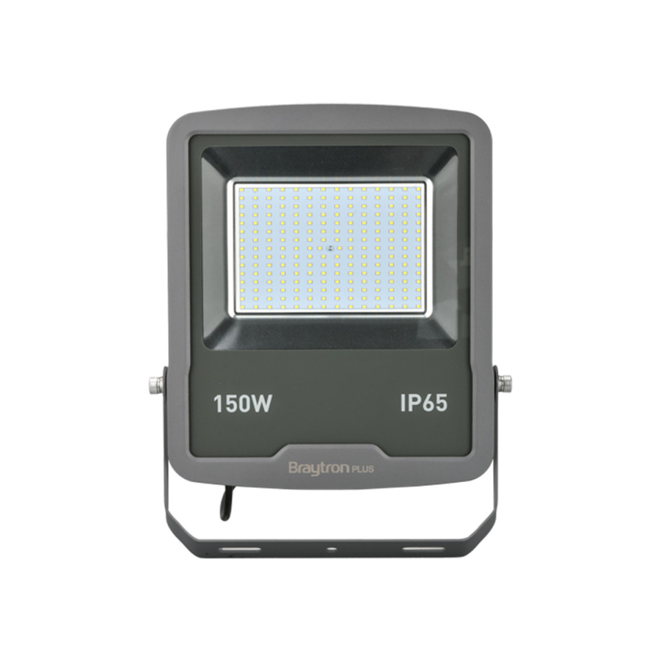 Proiector led 150W SMD, 12750lm, IP65, lumina rece 6400K, Gri, Braytron