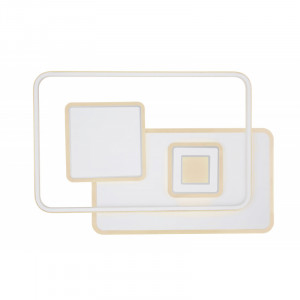 Plafoniera LED Roderick cu telecomanda, 55W, temperatura luminii reglabila, 3600lm, IP20, alba, Globo