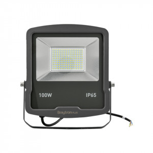 Proiector led 100W SMD, 8500lm, IP65, lumina rece 6500K, Gri, Braytron