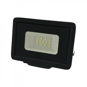 Proiector led 10W, 800lm, IP65, lumina rece 6000K, negru, Optonica