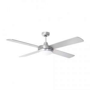 Candelabru cu ventilator 35W, telecomanda 2 becuri, dulie E27, alb, V-TAC
