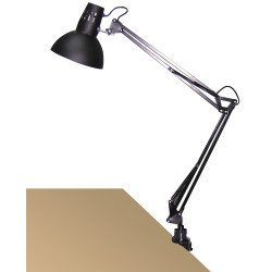 Lampa de birou cu clama Arno neagra, 4215, Rabalux