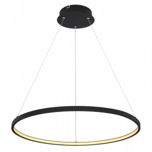 Pendul LED 29W, dimabil, lumina calda, metal, culoare negru, 67192-29B Globo