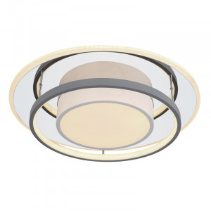 Plafoniera LED cu telecomanda Leola, putere 60W, dimabila, 48017-60R Globo