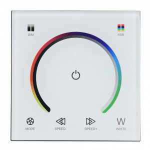 Controller banda led RGB/RGBW, montaj in doza, 12A, 12-24V