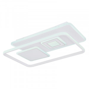 Plafoniera LED Roderick cu telecomanda, 55W, temperatura luminii reglabila, 3600lm, IP20, alba, Globo