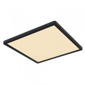 Plafoniera negru, satinat, opal, 1500lm, lumina calda (3000K), 41563-18B, Globo