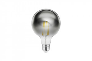 Bec Vintage led fumuriu 8W(40W), lumina calda, forma glob G95, A+, GTV
