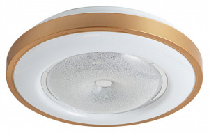Plafoniera Dafina LED, metal, alb, auriu, 1600 lm, lumina calda (3000K), 4000, Rabalux