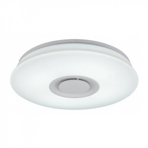 Plafoniera smart LED RGB Murry cu difuzor, dimmer si telecomanda, 24W, 1440lm, IP20, reglabila 3000-6000K, alba, Rabalux