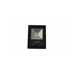 Proiector led COB 10W, 700lm, IP65, lumina rece 6500K, negru, Alled
