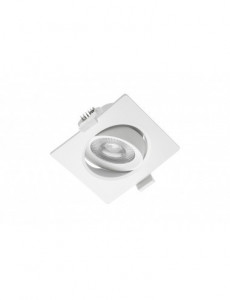 Spot led patrat incastrat orientabil, 5 W, lumina neutra, 400 lm, GTV