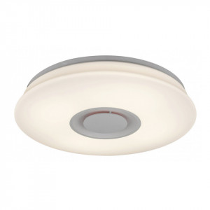 Plafoniera smart LED RGB Murry cu difuzor, dimmer si telecomanda, 24W, 1440lm, IP20, reglabila 3000-6000K, alba, Rabalux