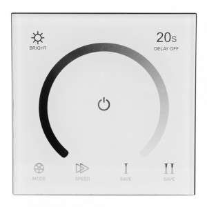 Controller banda led monocolor, montaj in doza, 12A, 12-24V