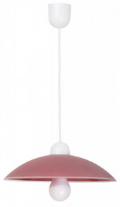 Pendul Cupola, sticla, rosu inchis, 1 bec, dulie E27, 1407, Rabalux