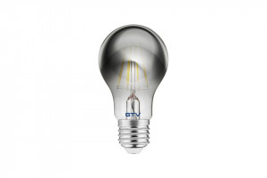 Bec Vintage led fumuriu 8W(40W), lumina calda, forma standard, A+, GTV