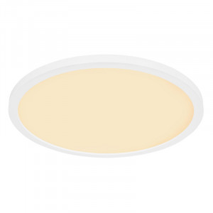 Plafoniera alb, satinat, opal, 1600lm, lumina calda (3000K), 41562-18W, Globo