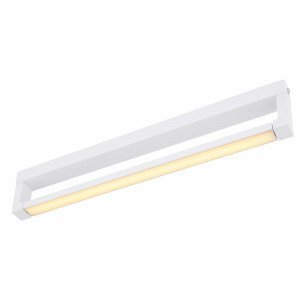 Aplica de perete metal alb mat, opal satinat, oglindă, rotativă, 3000K, 41498W, Globo