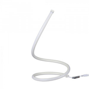 Lampa de birou design spirala 17W, lumina calda, 1300Lm, alb, V-TAC