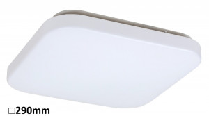 Plafoniera Rob LED, patrat, metal, alb, 1400 lm, lumina calda (3000K), 3340, Rabalux