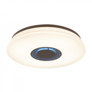 Plafoniera smart LED RGB Murry cu difuzor, dimmer si telecomanda, 24W, 1440lm, IP20, reglabila 3000-6000K, alba, Rabalux
