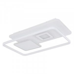 Plafoniera LED Roderick cu telecomanda, 55W, temperatura luminii reglabila, 3600lm, IP20, alba, Globo