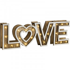 Decoratiune LED "LOVE", alimentare cu baterii(neincluse), 29976 Globo
