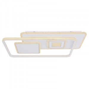 Plafoniera LED Roderick cu telecomanda, 55W, temperatura luminii reglabila, 3600lm, IP20, alba, Globo