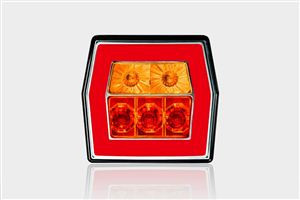 Lampa stop 3 camere cu LED
