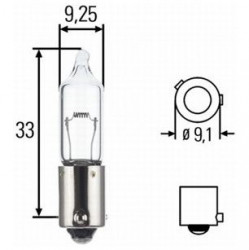 Bec 24V 21W (H21) Volvo Hella