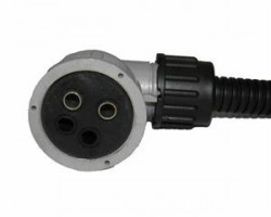 Conector cu 4 poli, cu filet, cu 2 fire