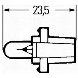 Bec tahograf 24V 1,2W B8,2D Hella