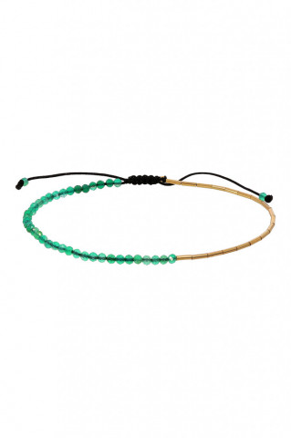 bratara din aur filat si onix verde Corina Mardari & moonSun project