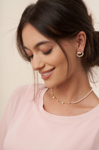 colier din gold filled de 14k/20 si perle de cultura Corina Mardari