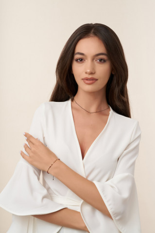 bratara aur filat 14k si granate Corina Mardari moonsun project