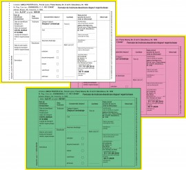 Formular de incarcare-descarcare deseuri nepericuloase, A5, 3ex., alb-negru, personalizat