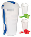 Shaker pentru salata, cu furculita