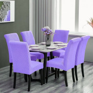 Set 6 huse elastice pentru scaune culoare Lila