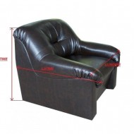 Husa elastica si creponata pentru canapea 3 locuri, cu volanas, culoare Bej Natur