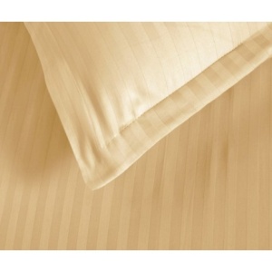 Cearceaf de pat cu elastic + doua fete perna, 180x200 cm, culoare Bej, cod CS01