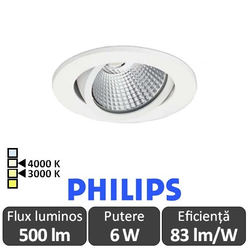 PHILIPS Spot 6W RS061B Orientabil