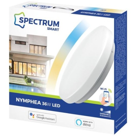 Plafonieră Smart Spectrum Nymphea WIFI CCT 36W