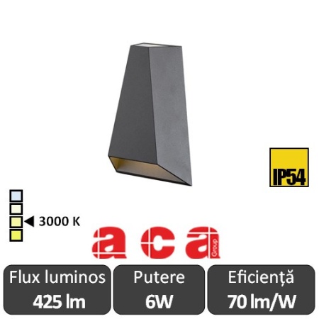 Corp iluminat exterior Pyram 6W IP54