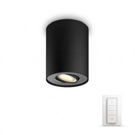 Philips - Spot aplicat HUE Pillar Negru 1x5.5W LED
